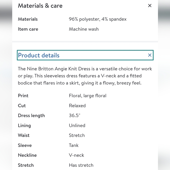Nine Britton Floral Dress - Picture 5 of 9